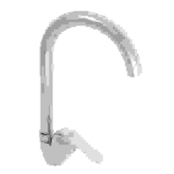 Смеситель для кухни, поворотный излив 25см, керам. картридж 40мм, хром, цинк, SK01-R119 СоюзКран