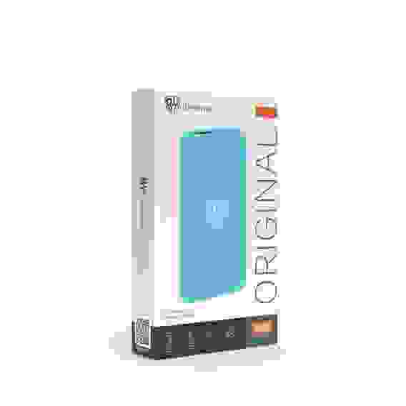 Аккумулятор мобильный, 5000 мАч, USB, 2А, прорезиненное покрытие, бирюзовый BY