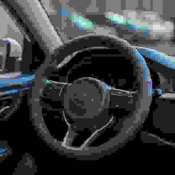 Оплетка руля, натуральная кожа, цвет черный, размер M Ермак