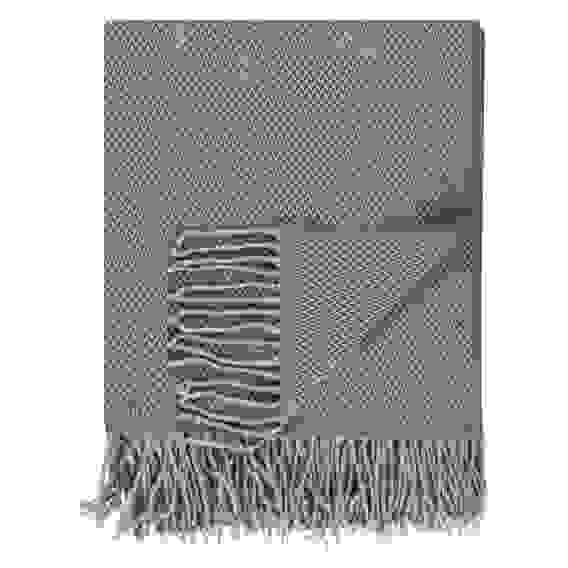 Плед жаккардной вязки, акрил, 130х170см, синийс PROVANCE