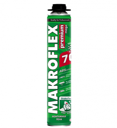 Пена монтажная МАКРОФЛЕКС Premium mega проф 870 мл (1915087)