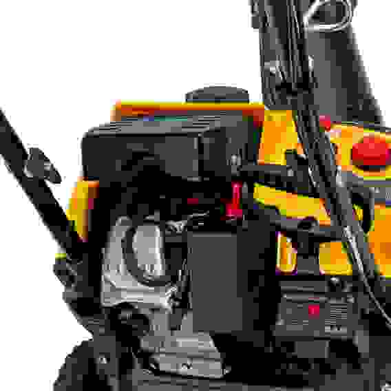 Снегоуборщик бензиновый SB 460Е (3 л/с, 46x27см, 1 скор., 99cc, эл. старт шнек SnowCrusher) Denzel