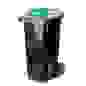 Бак для мусора 120л (на колесах)(черно-зеленый) (уп.1)
