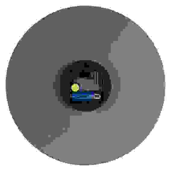 Часы настенные из дерева с открытой стрелкой, серый+белый, d=28 см "Классика" Рубин