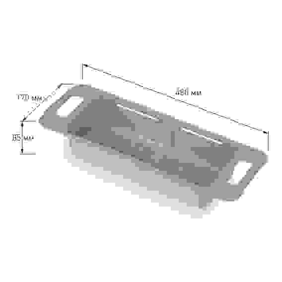 Дуршлаг-сушилка раздвижной на раковину (уп.20)