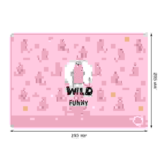 Альбом для рисования 12л., А4, на скрепке "Дикие и смешные" BG