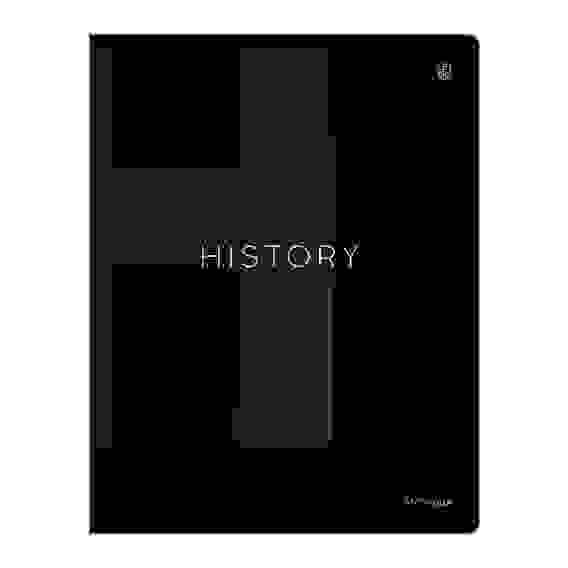 Тетрадь предметная 48л. Greenwich Line \"Сolor black\" - История, \"софт-тач\" ламинация, выборочный УФ-