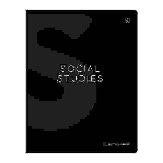 Тетрадь предметная 48л. Greenwich Line "Сolor black" - Обществознание, "софт-тач" ламинация, выбороч