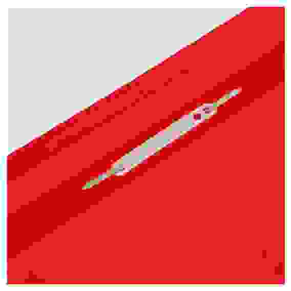 Папка-скоросшиватель пластик. СТАММ А4, 120мкм, красная с прозр. верхом