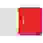 Папка-скоросшиватель пластик. СТАММ А4, 120мкм, красная с прозр. верхом