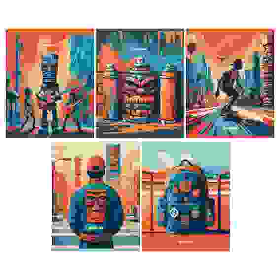 Тетрадь 48л., А5, клетка BG &quot;Urban&quot;, суперэконом