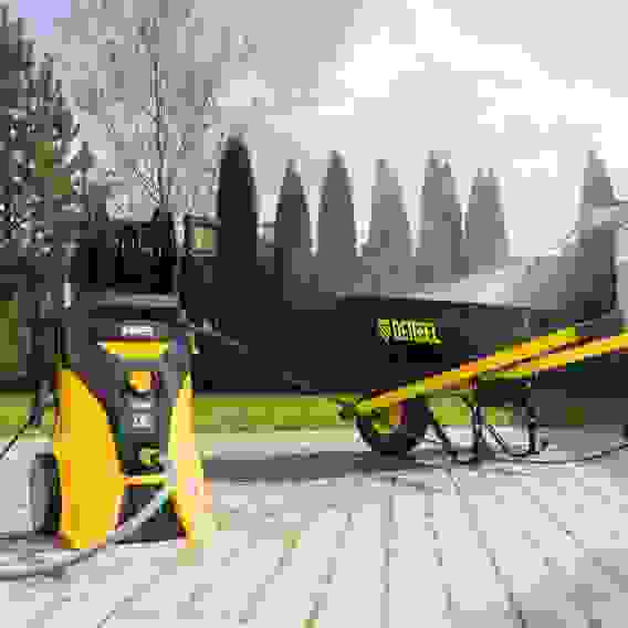 Мойка высокого давления Denzel R-210iD, 2600Вт, 210бар, 8.0л/мин, асинхрон.двигатель, барабан