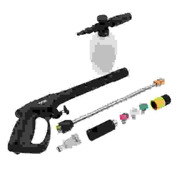 Мойка высокого давления Denzel R-210iD, 2600Вт, 210бар, 8.0л/мин, асинхрон.двигатель, барабан