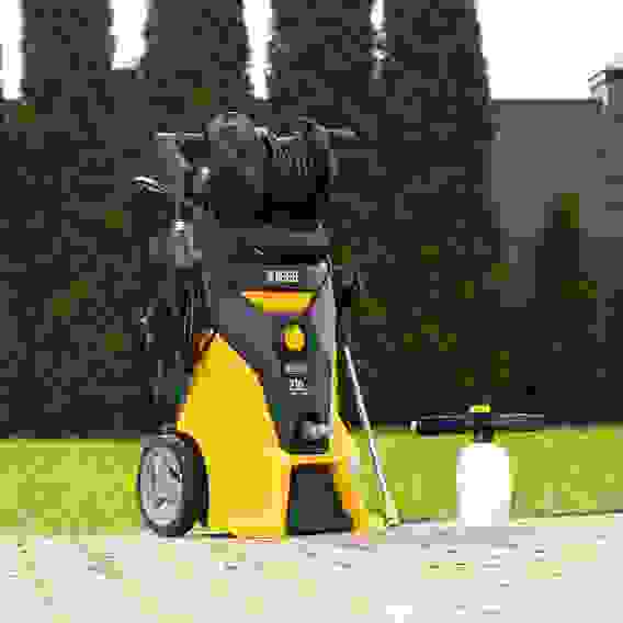 Мойка высокого давления Denzel R-210iD, 2600Вт, 210бар, 8.0л/мин, асинхрон.двигатель, барабан