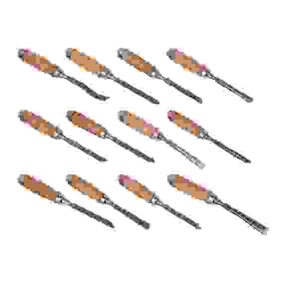 Набор фигурных стамесок 12шт ЕРМАК