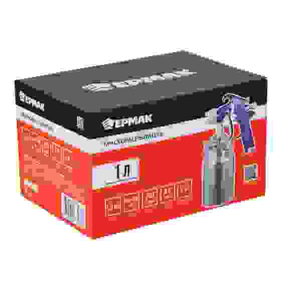 Краскораспылитель, 1 л, сопло 1.8 мм, 4- 5 бар, 200 л/мин ЕРМАК