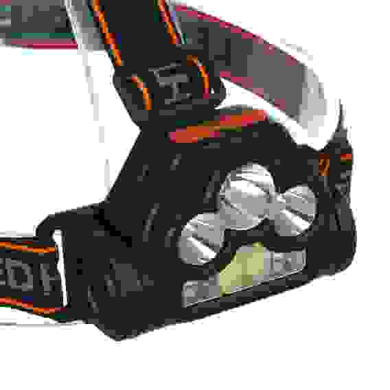 Фонарь налобный, XPE+LED, 6 режимов, 600мАч ЕРМАК