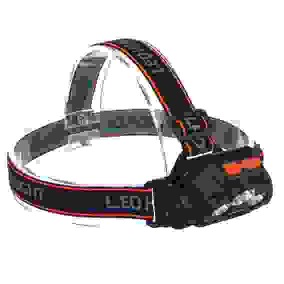 Фонарь налобный, XPE+LED, 6 режимов, 600мАч ЕРМАК