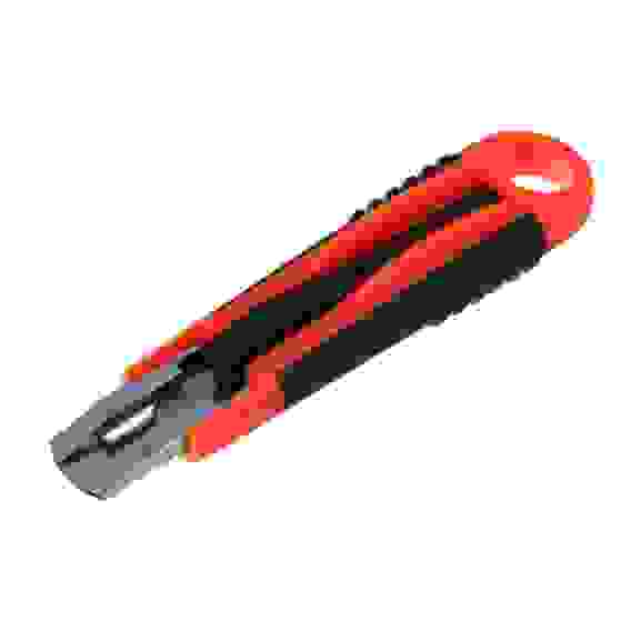 Нож выдвижной с пружиной, PS+TPR, 61x19x0.6мм, арт.1 ЕРМАК