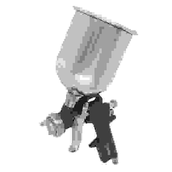 Краскораспылитель, 0.6 л металл.емкость, сопло 1.8 мм, 2,5- 3,5 бар, 230 л/мин ЕРМАК