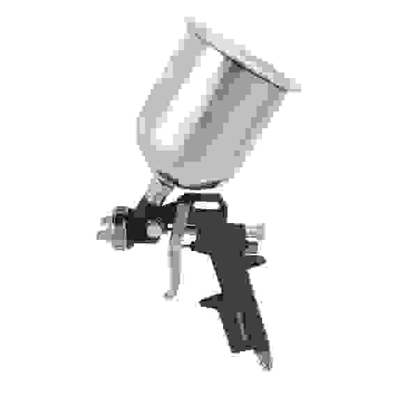 Краскораспылитель, 0.6 л металл.емкость, сопло 1.8 мм, 2,5- 3,5 бар, 230 л/мин ЕРМАК