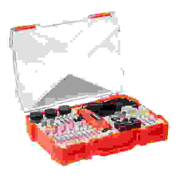 Мини дрель, гравер, сетевой, 12В, 15000 об/мин, с набором насадок (160 шт.) ЕРМАК