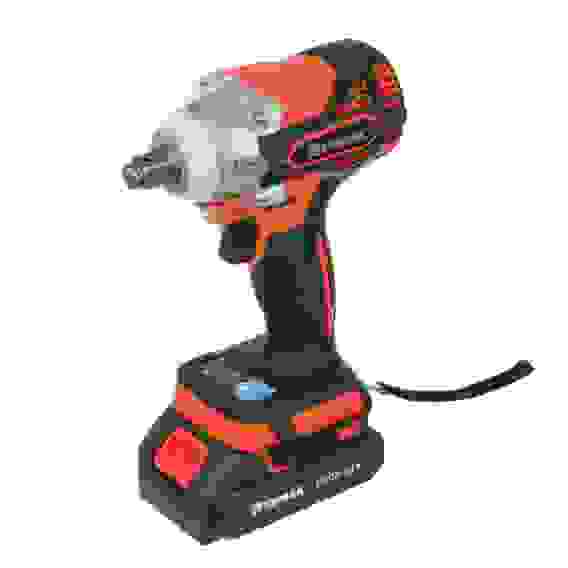 Гайковерт ударный аккумуляторный 20В, 2А*ч, 300 H*м ЕРМАК