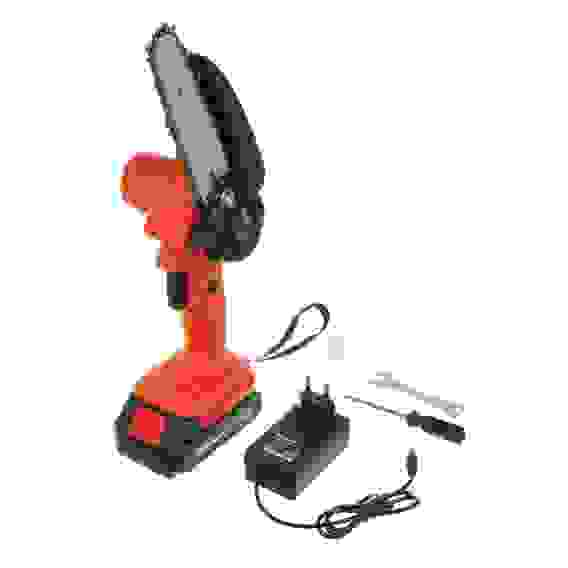 Пила цепная аккум., ПЦА-20В, 150 мм, 2.0 А*ч Li-ion, 5м/с, ЗУ ЕРМАК