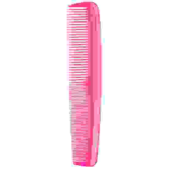 Расческа-гребень металлик, пластик, 17,7х3,1см, 4 цвета ЮНИLOOK