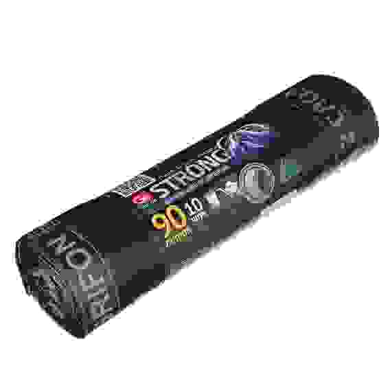 Пакеты для мусора с завязками 90 л 70х90см, 20мкм, 10 шт GRIFON