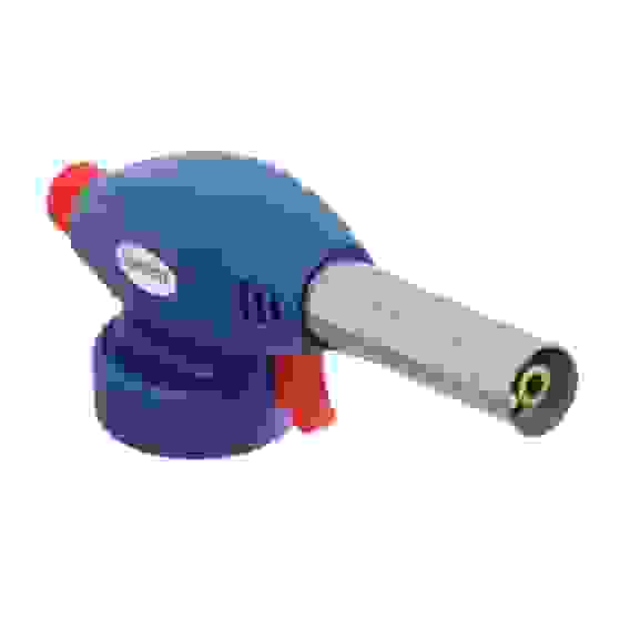 Горелка газ. с пьезорозжигом, цанговый захват, сопло 19мм, 17х6,6х5,1см РОКОТ