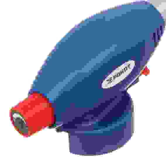 Горелка газ. с пьезорозжигом, цанговый захват, сопло 19мм, 17х6,6х5,1см РОКОТ