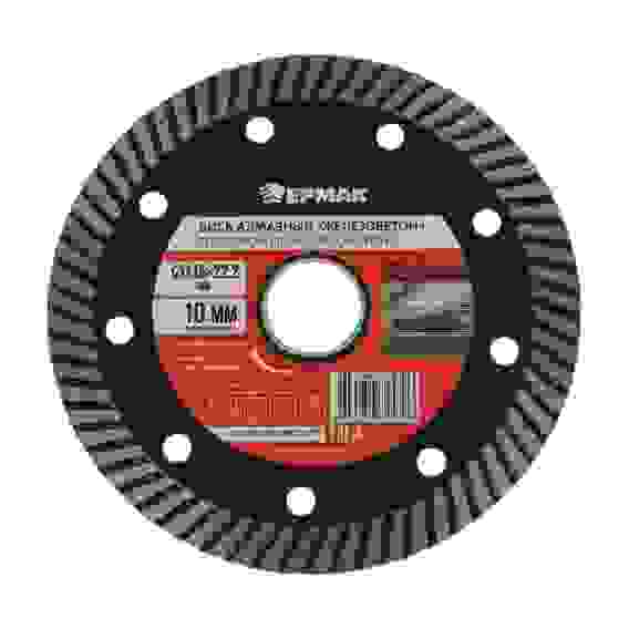 Диск алмазный отрезной сегментированный по железобетону, армирован.бетону 115мм "ЖЕЛЕЗОБЕТОН" ЕРМАК