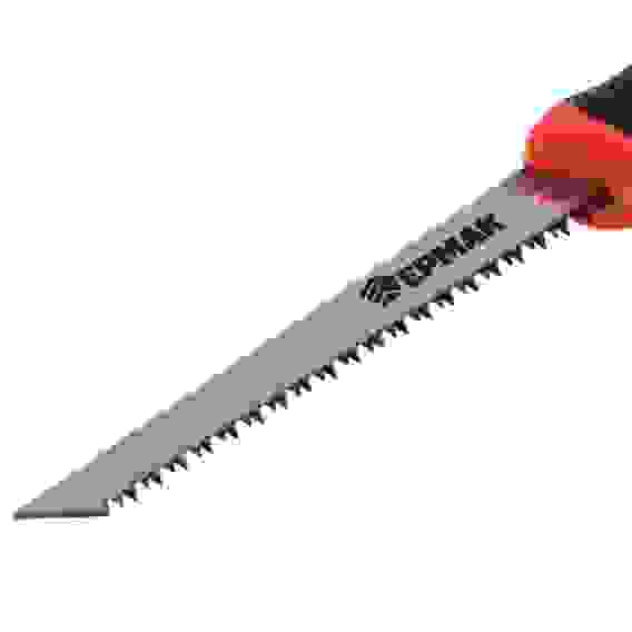 Ножовка для гипсокартона, каленый зуб, ЕРМАК