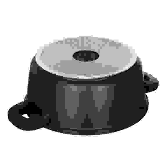 Лион Кастрюля с крышкой 2,0л d20*9см, а/приг.покр.Мрамор, силик.протекторы ручек, индукция SATOSHI