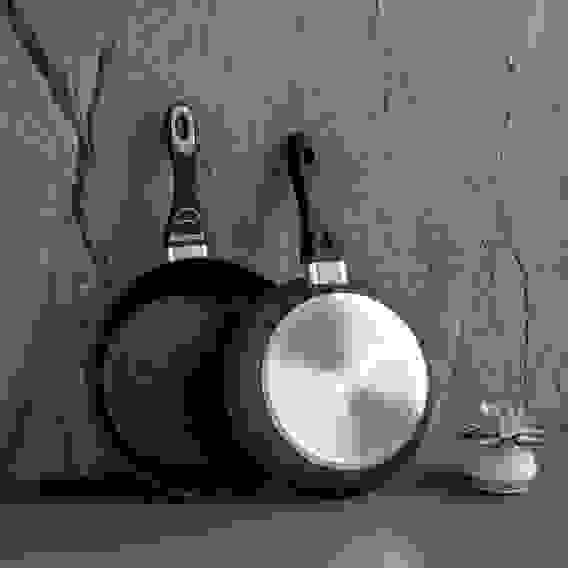 Сотейник литой d28см, антипригарное покрытие Мрамор, индукция Танто SATOSHI