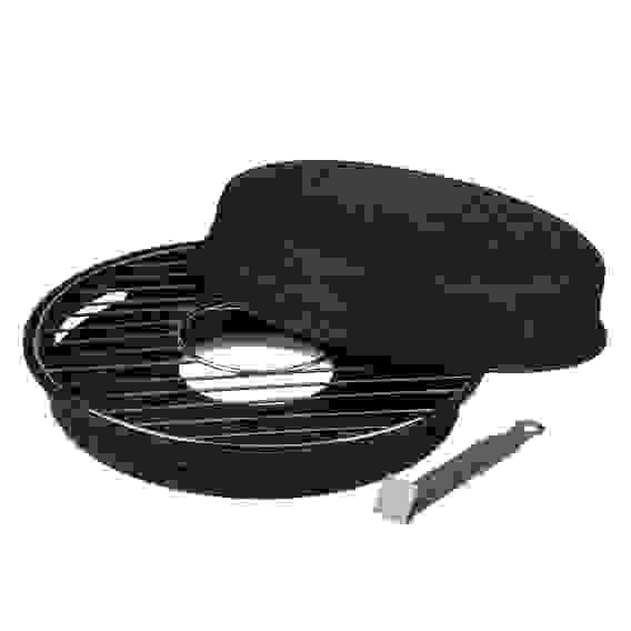 Сковорода гриль-газ 33см, , угл.сталь, антипригарное покрытие SATOSHI