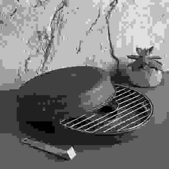 Сковорода гриль-газ 33см, , угл.сталь, антипригарное покрытие SATOSHI