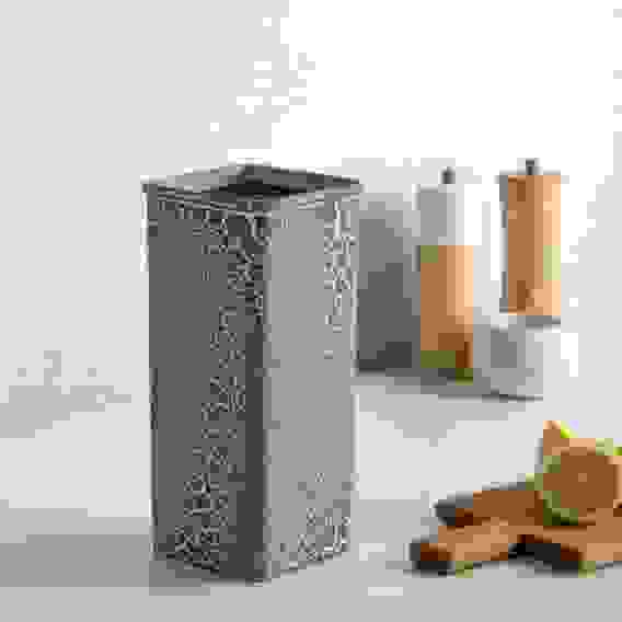 Подставка для ножей с полипропиленовыми разделителями, 10x10x22,5см, квадратная, SH-003 SATOSHI