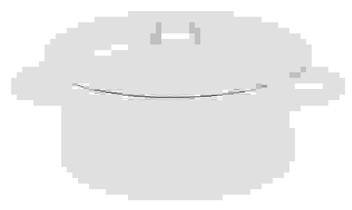 Кастрюля 2,0л цил белая