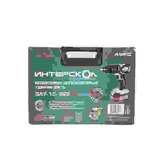 Дрель-шуруповерт акк. Интерскол ДАУ-13/36В 70 бесщет, ударн. АПИ Li-ion, кейс, 2аккум 2,0Ач, ЗУ