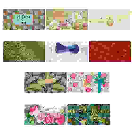 Конверт для денег \"Ассорти №10\", 84*168мм, 10 дизайнов, фольга, блестки Горчаков ГК