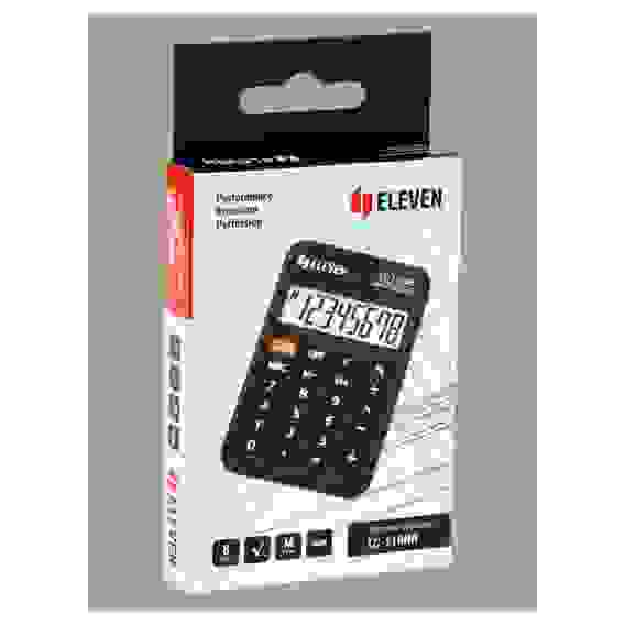 Калькулятор карманный Eleven LC-110NR, 8 разрядов, питание от батарейки, 58*88*11мм, черный