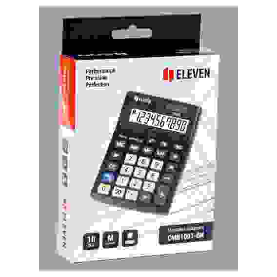 Калькулятор настольный Eleven Business Line CMB1001-BK, 10 разрядов, двойное питание, 102*137*31мм