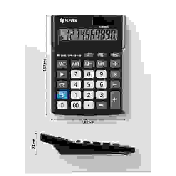 Калькулятор настольный Eleven Business Line CMB1001-BK, 10 разрядов, двойное питание, 102*137*31мм