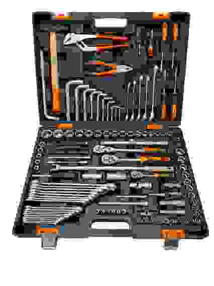 Набор инструментов, 1/2\", 1/4\", CrV, в кейсе 142 предм Вихрь 73/6/7/13