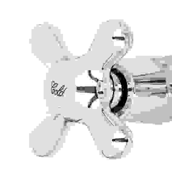 Смеситель для ванны с душем, круглый излив 30см, кер. кран-буксы 1/2, хром, цинк, SK08-S222 СоюзКран