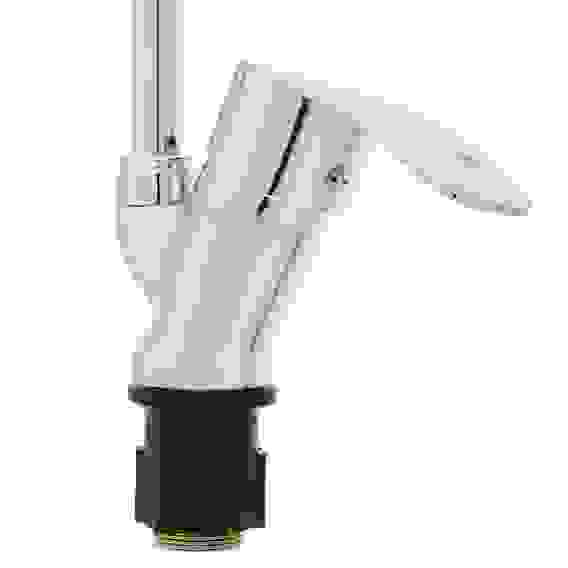 Смеситель для кухни, гибкий излив, керам. картридж 40мм, хром, цинк, SK01-F106 СоюзКран