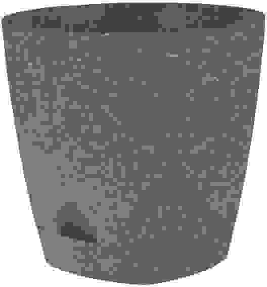 Горшок для цветов Amsterdam D=170мм (2,5л) прикорн.полив, тёмный камень IG630010026 InGreen