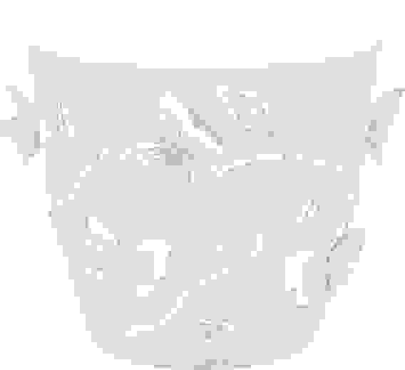 Горшок для цветов Butterflies D=145мм (1,4л) круглый,молочный PT401210048 Plast Team